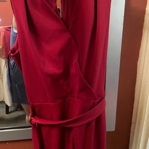 Red short sleeve Romper